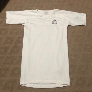 Adidas Techfit Climalite Shirt White M